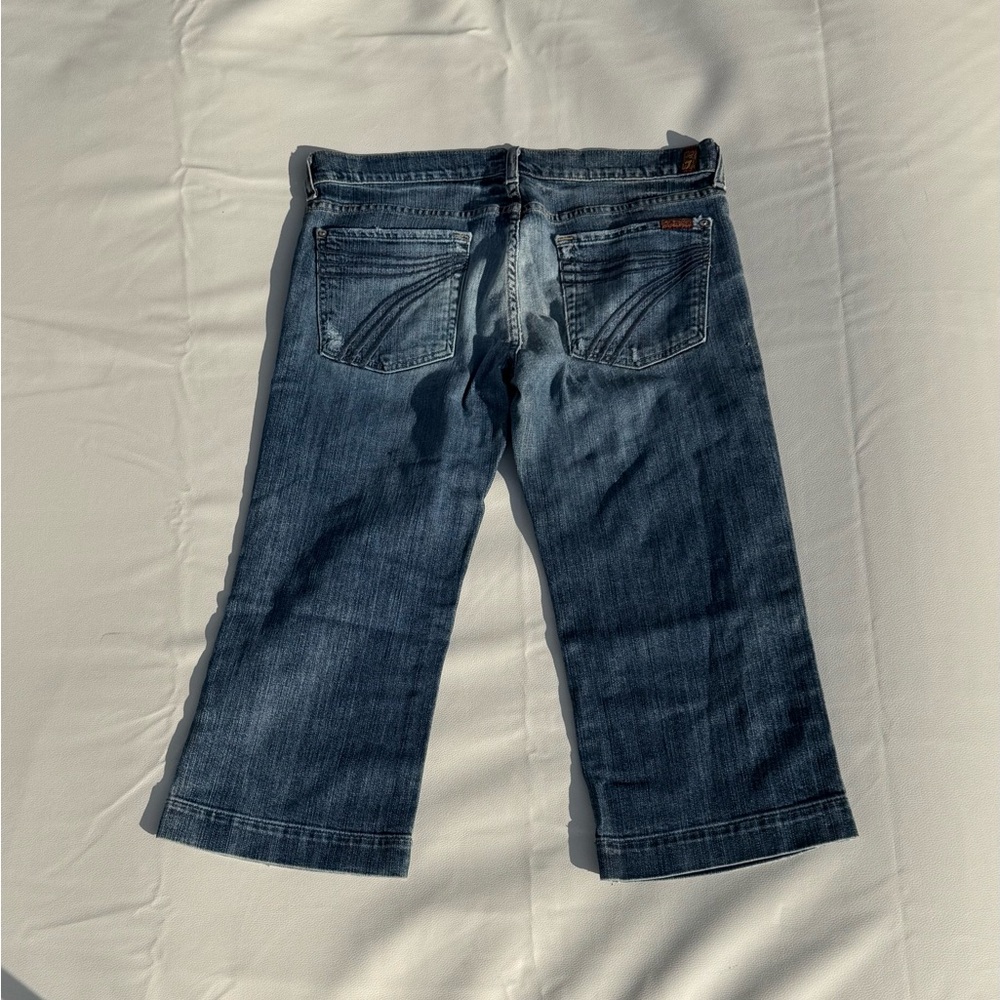 7FAMK 7 For All Mankind Dojo Capri Denim Jeans